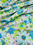 Vintage Floral Retro Cotton Sheet