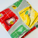240cms Mid Century Fabric Treadways Original Tag