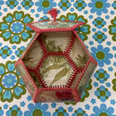 Handmade Vintage Card Box Hankies Storage