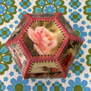 Handmade Vintage Card Box Hankies Storage