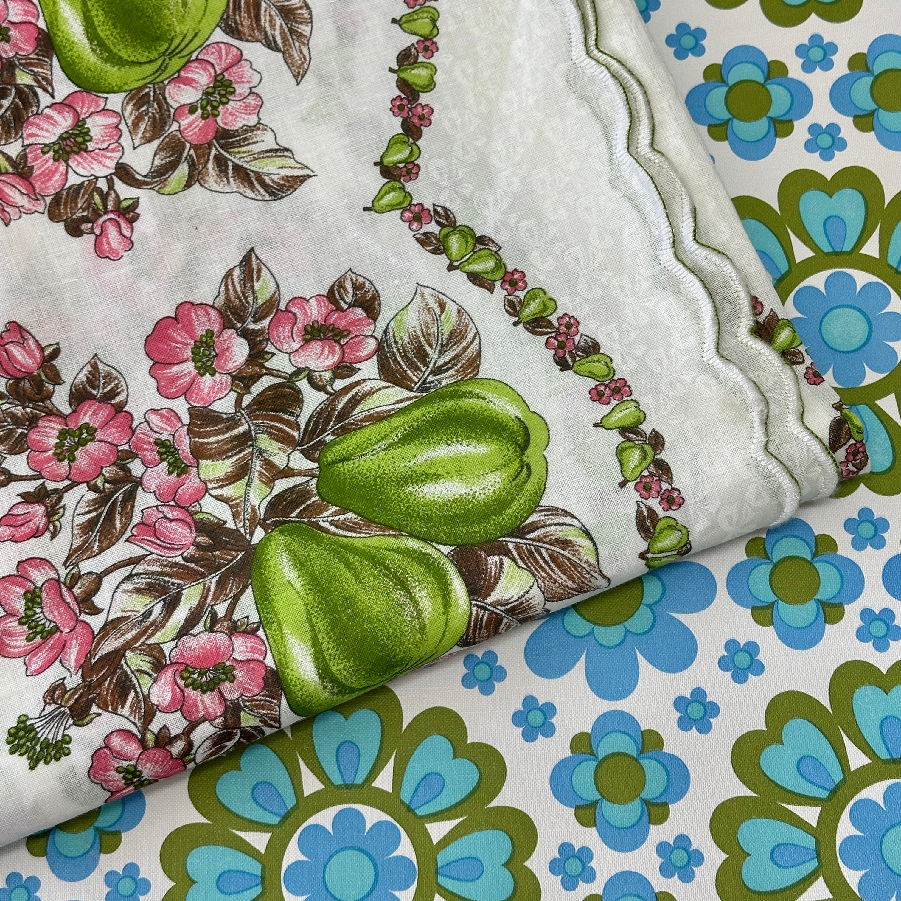 Large Unused Vintage Tablecloth FLORAL