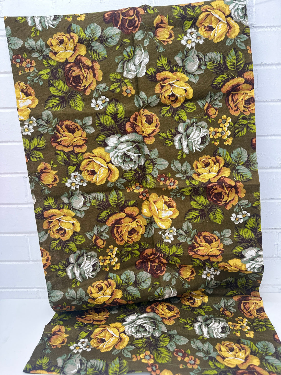 TWO Panels Amazing Unused VINTAGE Fabric Curtain Panels W TAGS