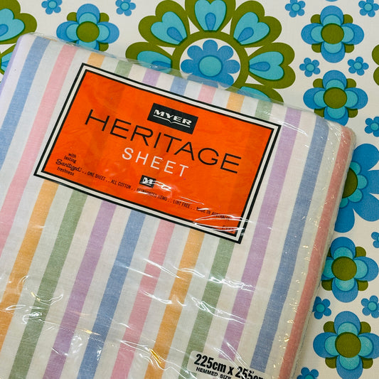 MYER Vintage Heritage Cotton Sheet