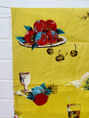 300cms Huge Lot of RETRO Kitsch Curtain Fabric Barckloth