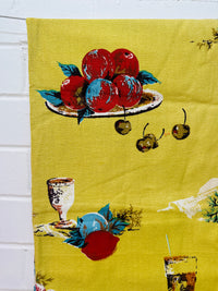 300cms Huge Lot of RETRO Kitsch Curtain Fabric Barckloth