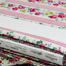 Cath Kidston Stripe Pink Cotton Fabric | Sold by Half Metre