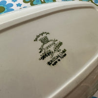 Japan Ironstone Plate Vintage Pink Floral