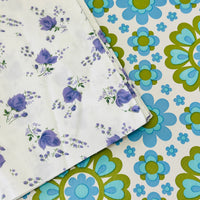 UNUSED Vintage Pretty Floral Pillow Cases PAIR