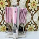 Stainless Steel Pink Cutlery Set BOXED