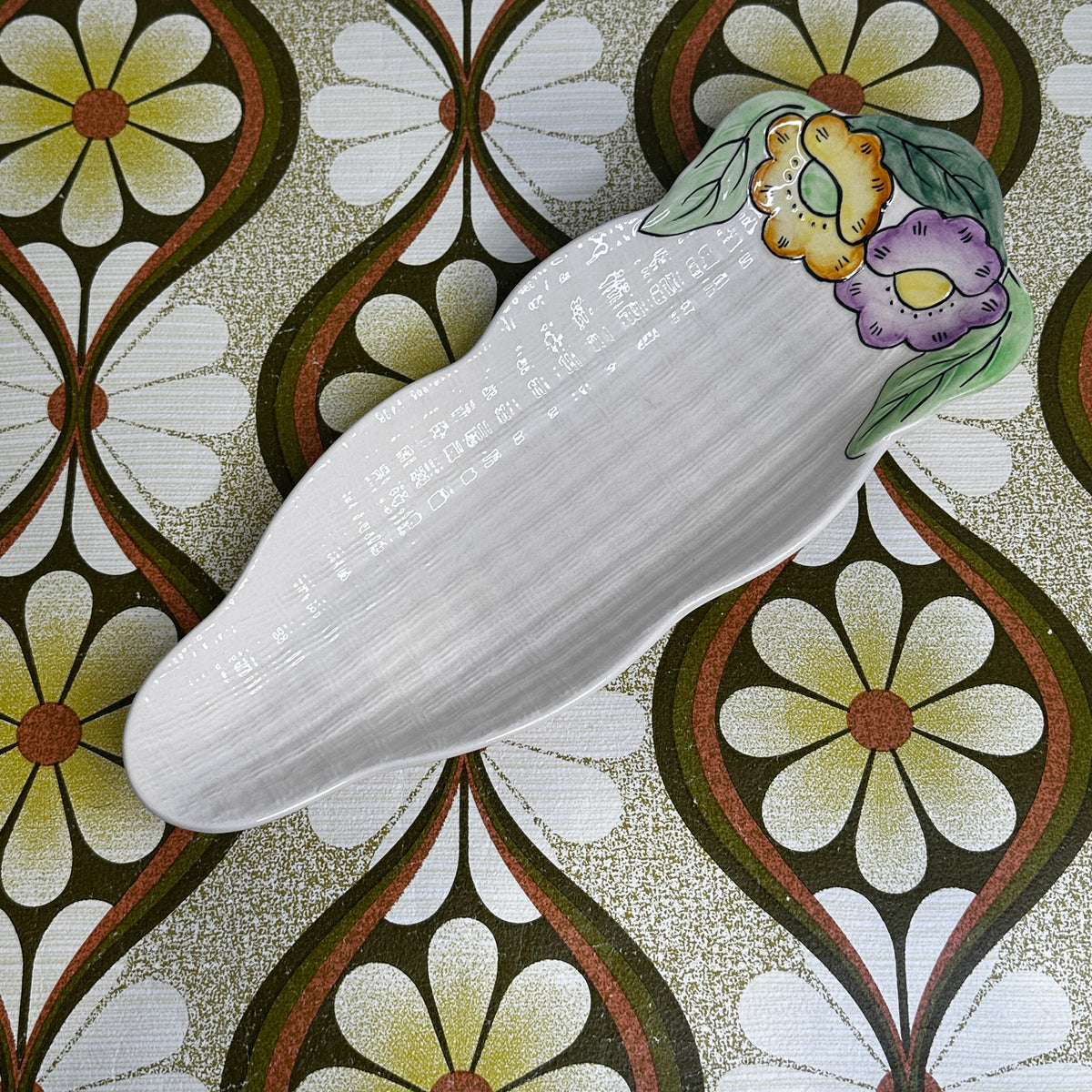 Staffordshire Hand Painted Shorter & Son PLATE Vintage Floral
