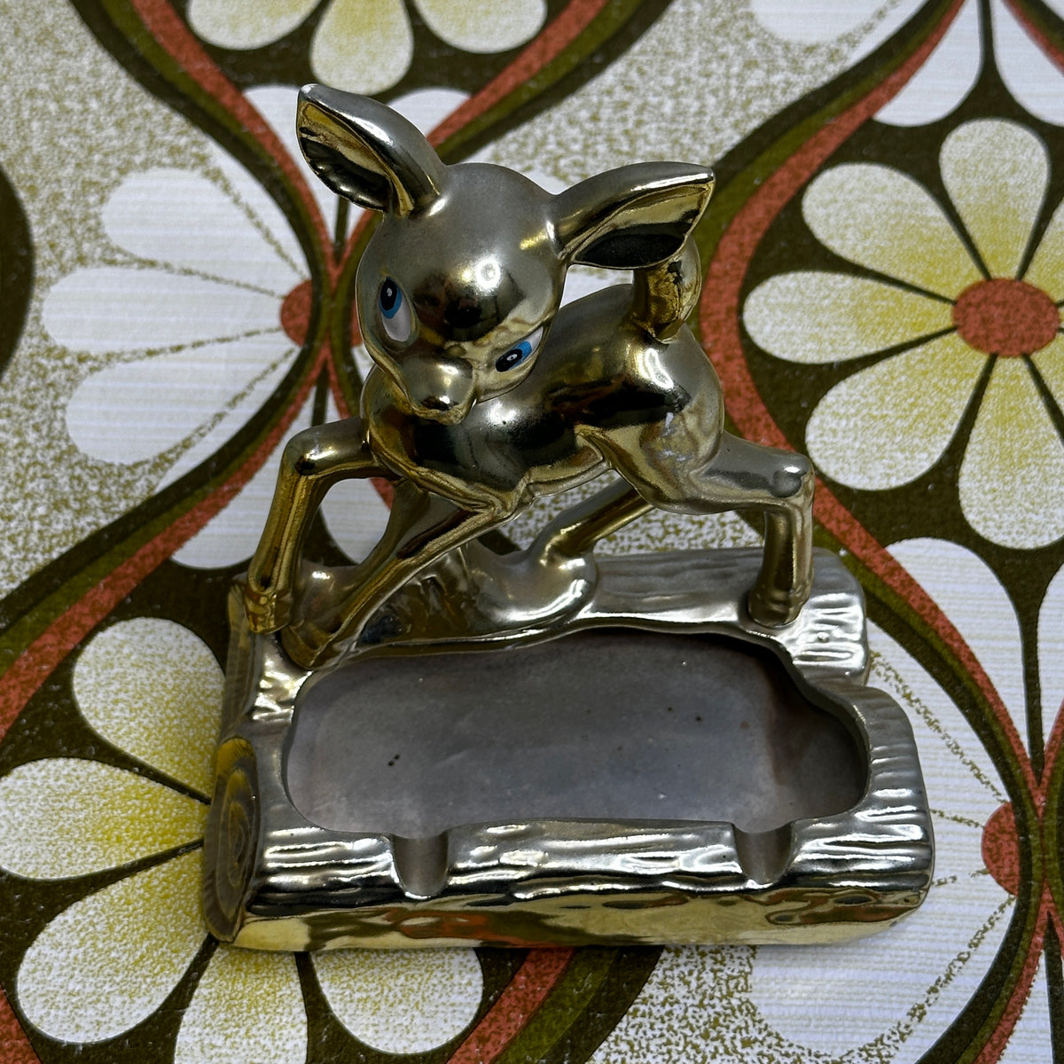 Bambi Vintage Retro Ashtray Collectable Figure