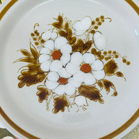 JAPAN Oven to Table RETRO Plate Large Beautiful