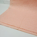 260cms Apricot & White Stripes Fabric Waffle