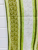 Wicked Green Retro Bath Towel UP CYCLE