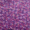 110cms Modern Purple Cotton Cord Fabric