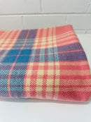 Cute Pink & Blue Blanket WOOL