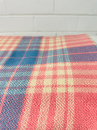 Cute Pink & Blue Blanket WOOL