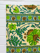 150cms Retro Green Curtain Upholstery Fabric