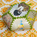 Vintage Handmade Floral Card Box | Sewing Storage