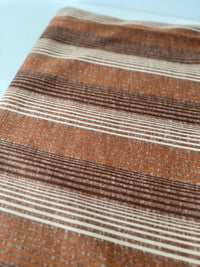 175cms RETRO Brown Striped FABRIC