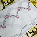 Made in Italy | Vintage House Tablecloth | White Embroidered Design