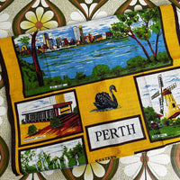 Vintage Perth Tea Towel | Western Australia | Australiana