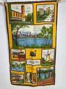Vintage Perth Tea Towel | Western Australia | Australiana