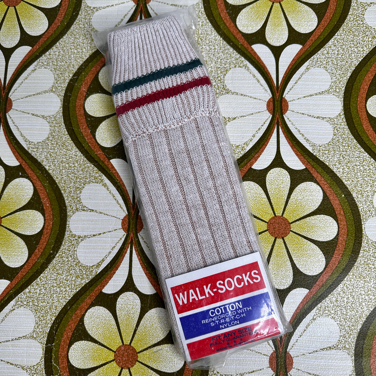 Vintage Walk-Socks | Retro Cotton Socks | Original Packaging