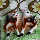 Vintage Japanese Bambi Wall Vase | Retro Deer