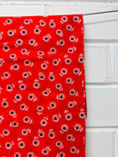 200cms Beautiful Vintage Cotton Fabric Red