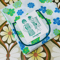 Vintage Apron W Tags Flower Power