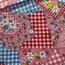 185cms Crisp Bright VIntage Floral Fabric ADORABLE