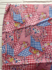 185cms Crisp Bright VIntage Floral Fabric ADORABLE