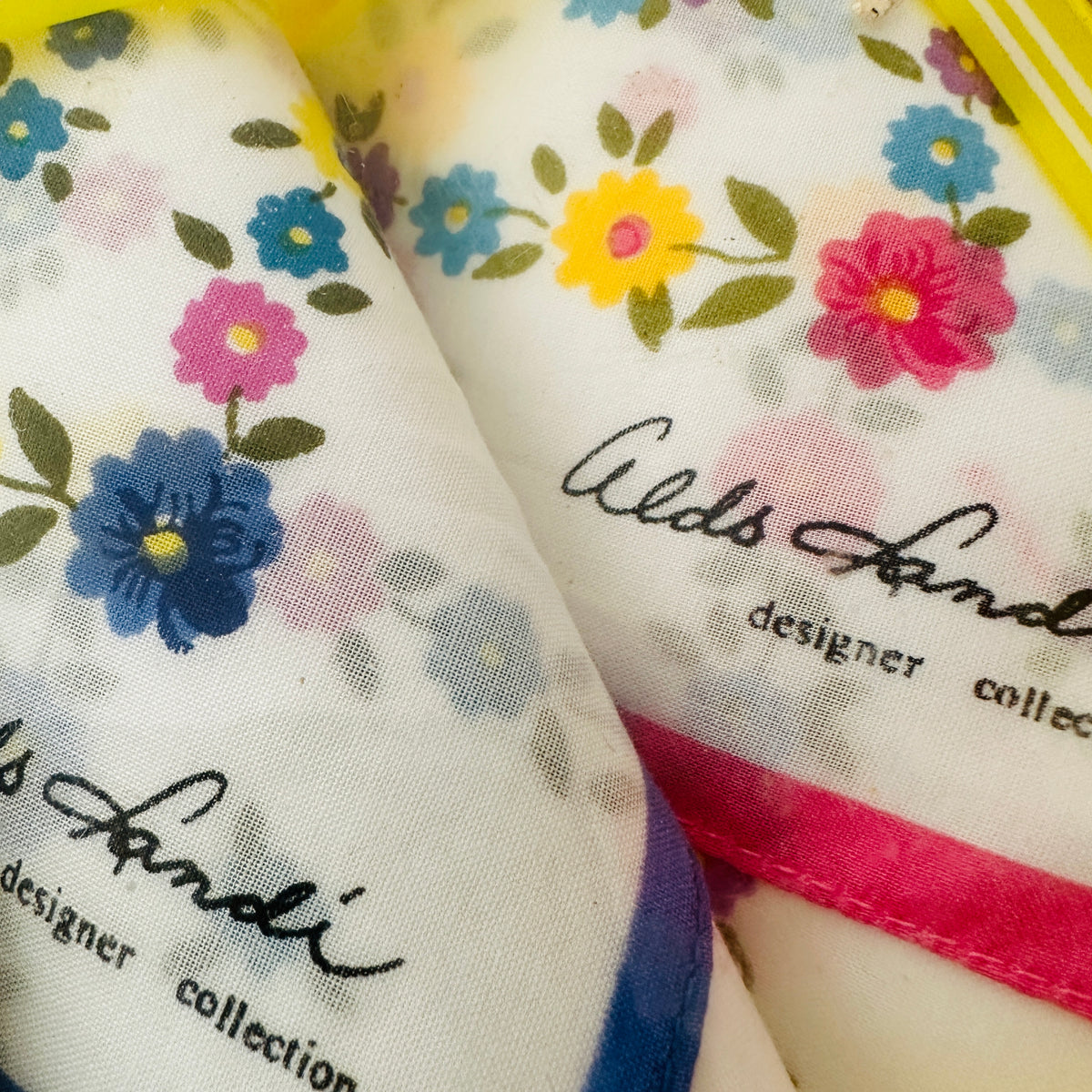 Hankies BOXED Set of Floral Vintage