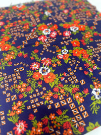 88cms VIntage Floral Fabric ADORABLE