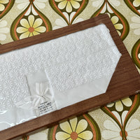 Bright White Vintage Sheet Set EMBROIDERED
