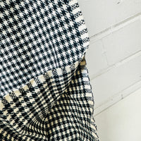 180cms Vintage Wool Houndstooth Fabric