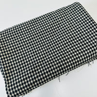 180cms Vintage Wool Houndstooth Fabric
