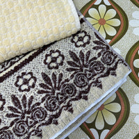 UNUSED Amazing Huge Vintage Cotton Bath Towel Tara Australian Made