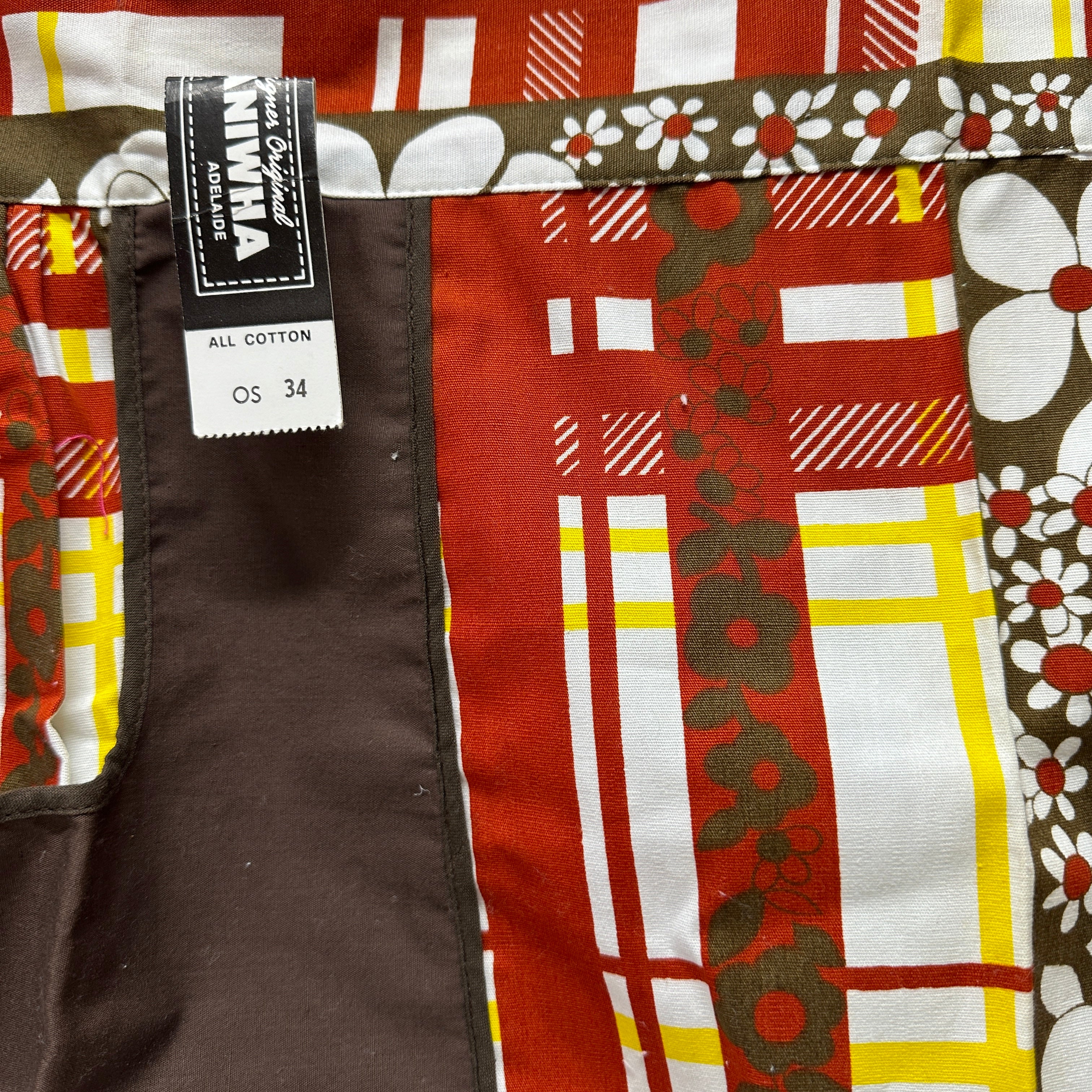 Vintage New Tags Cotton Apron Taniwha Adelaide