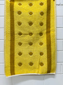 Unused Cotton Vintage Polka Dot Hand Towel