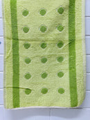 Unused Cotton Vintage Polka Dot Hand Towel