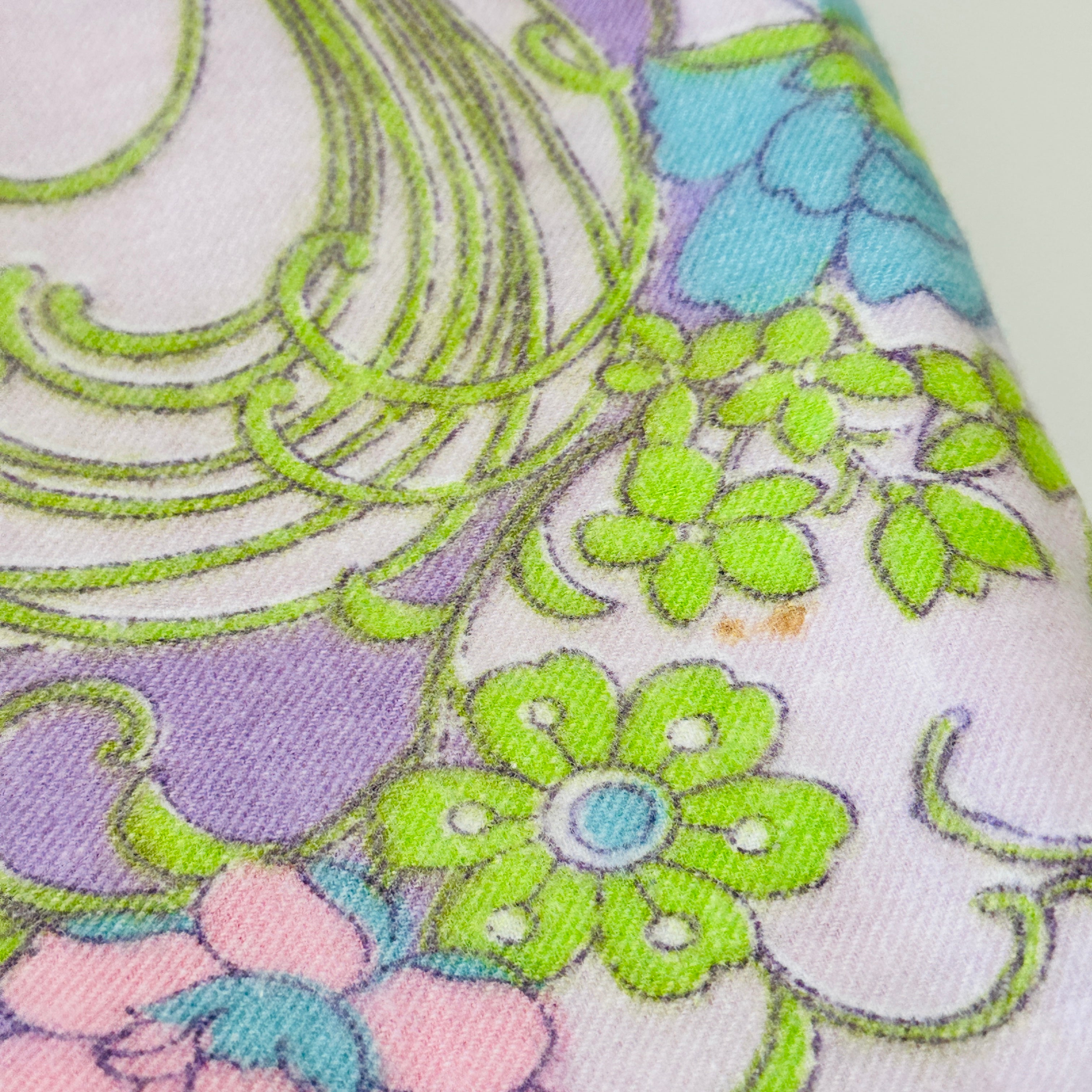 240cms OH My Retro VIntage Cotton Fabric Sheet