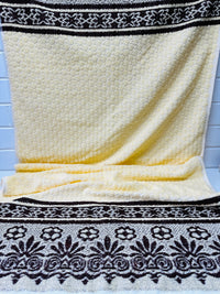UNUSED Amazing Huge Vintage Cotton Bath Towel Tara Australian Made