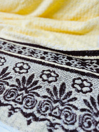 UNUSED Amazing Huge Vintage Cotton Bath Towel Tara Australian Made