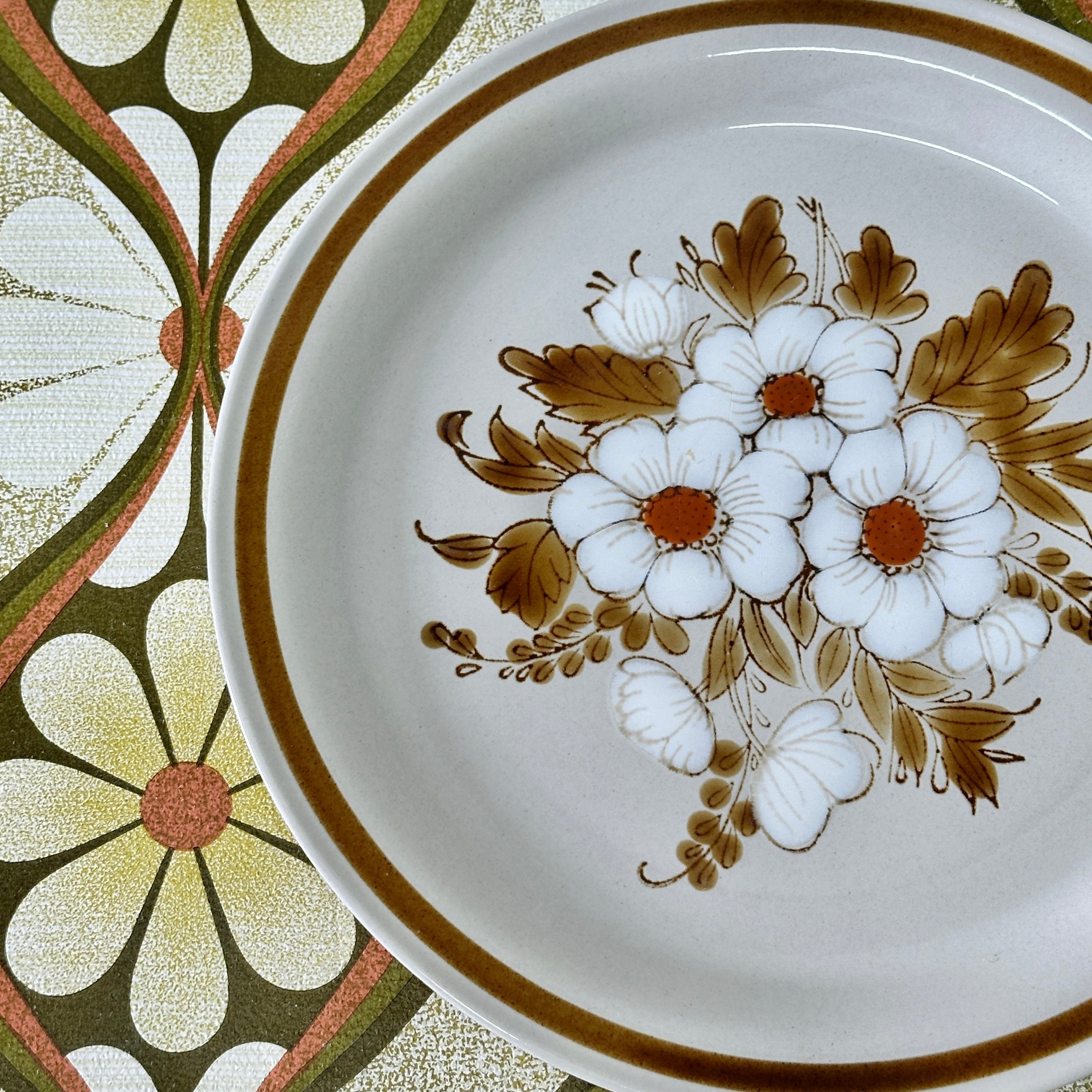 As New JAPAN Stoneware Plate VINTAGE # 6