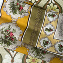 Crisp Unwashed Vintage Tablecloth