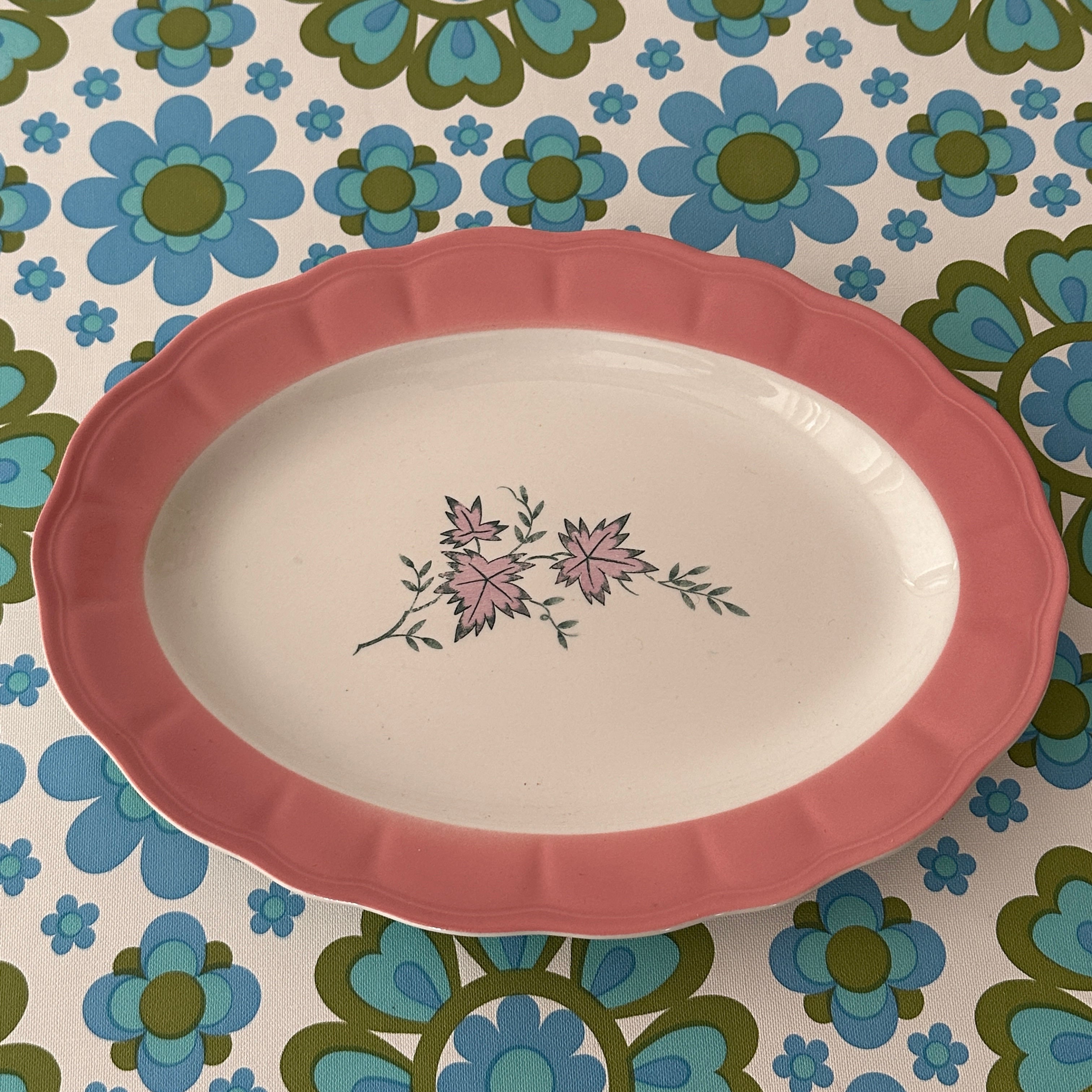 Afternoon Tea JAPAN Plate VINTAGE Pink