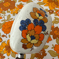 AS NEW Vintage Saucepan RETRO Floral FAB