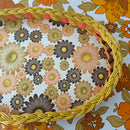 70's Vintage Wicker Wallpaper Tray